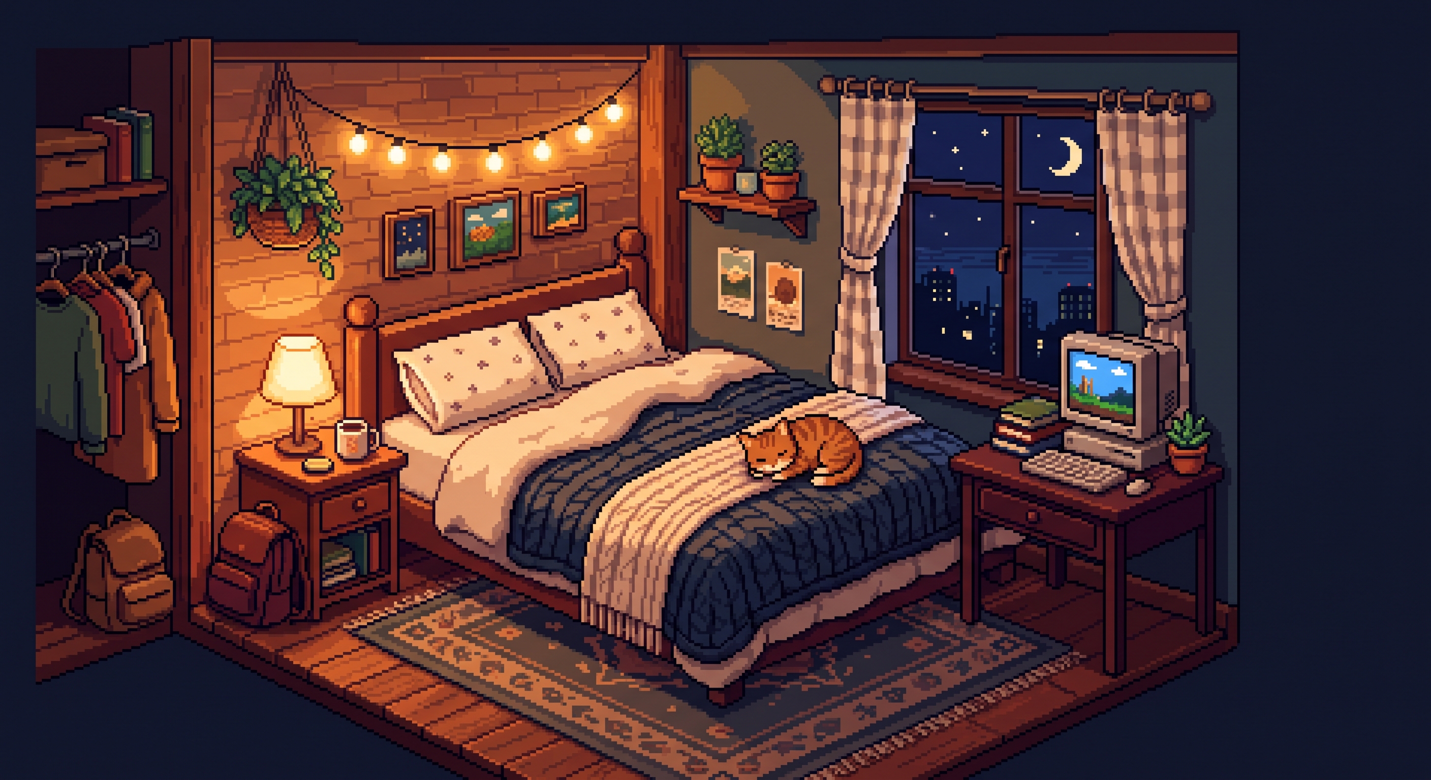 Cozy Productive Wallpaper